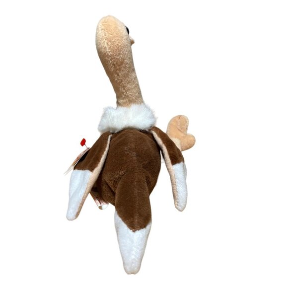 Ty Beanie Baby Stretch Ostrich Plush Toy Vintage Collectible 1997 Retired Brown/ - Picture 4 of 10